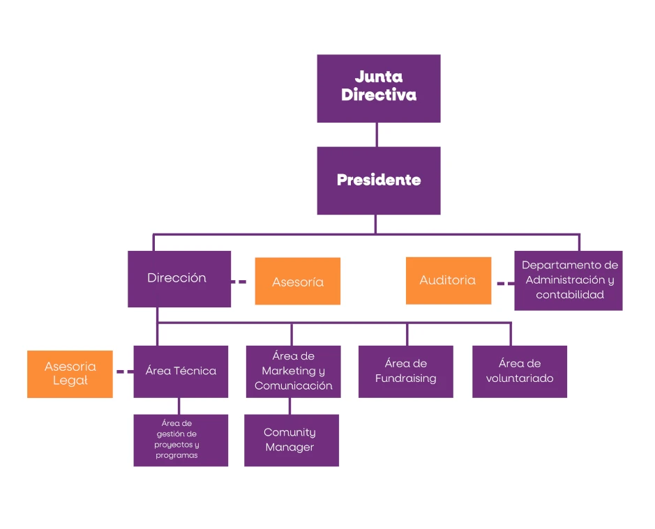 Organigrama Fundación Renaci